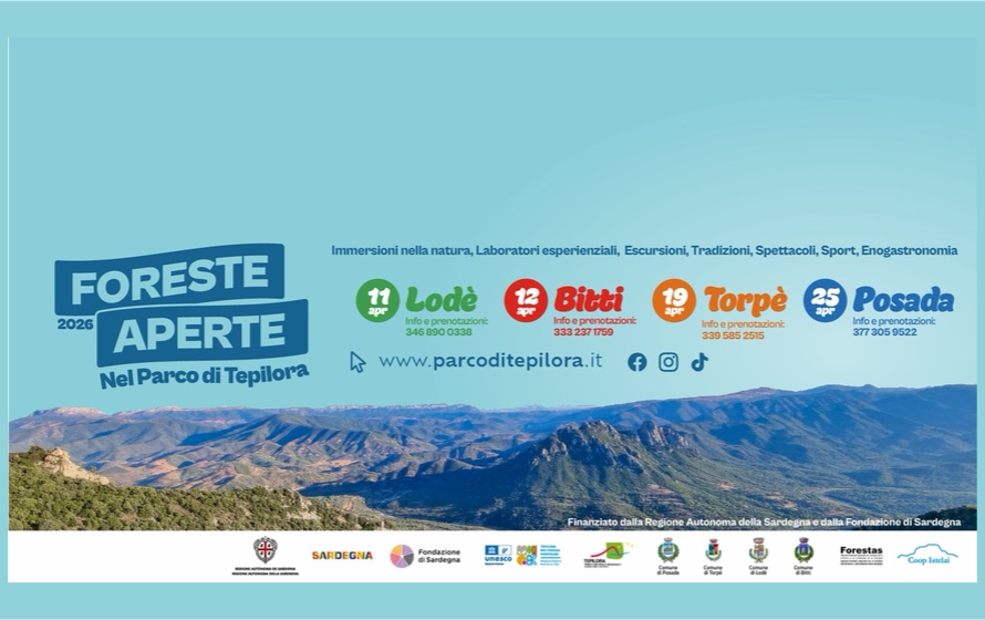 Foreste Aperte 2026 nel Parco di Tepilora, quattro appuntamenti tra natura e comunità