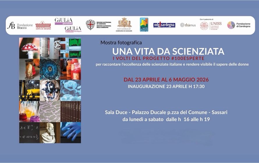Sassari, dal 23 aprile la mostra “Una vita da scienziata”