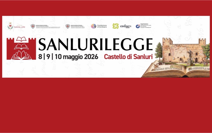 Sanluri Legge 2026, tre giornate di incontri con scrittori, giornalisti e protagonisti della cultura contemporanea