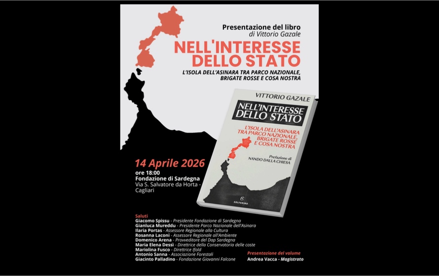 Cagliari, il 14 aprile la presentazione del libro Nell’interesse dello Stato di Vittorio Gazale