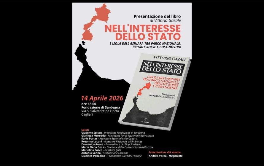 Cagliari, il 14 aprile la presentazione del libro Nell’interesse dello Stato di Vittorio Gazale