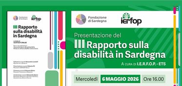 Disabilità in Sardegna, il 6 maggio a Sassari la presentazione del III Rapporto IERFOP