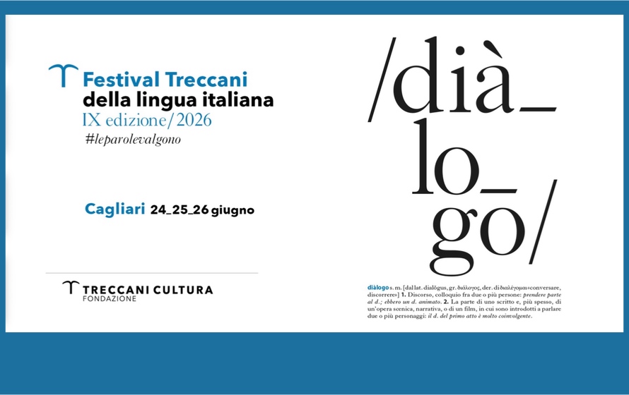 Dialogo, dal 21 al 24 giugno il Festival Treccani della Lingua Italiana fa tappa a Cagliari