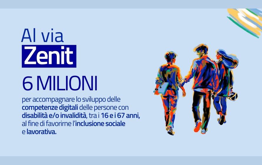 Fondo Repubblica Digitale, pubblicato il bando Zenit per l’autonomia e l’inclusione lavorativa