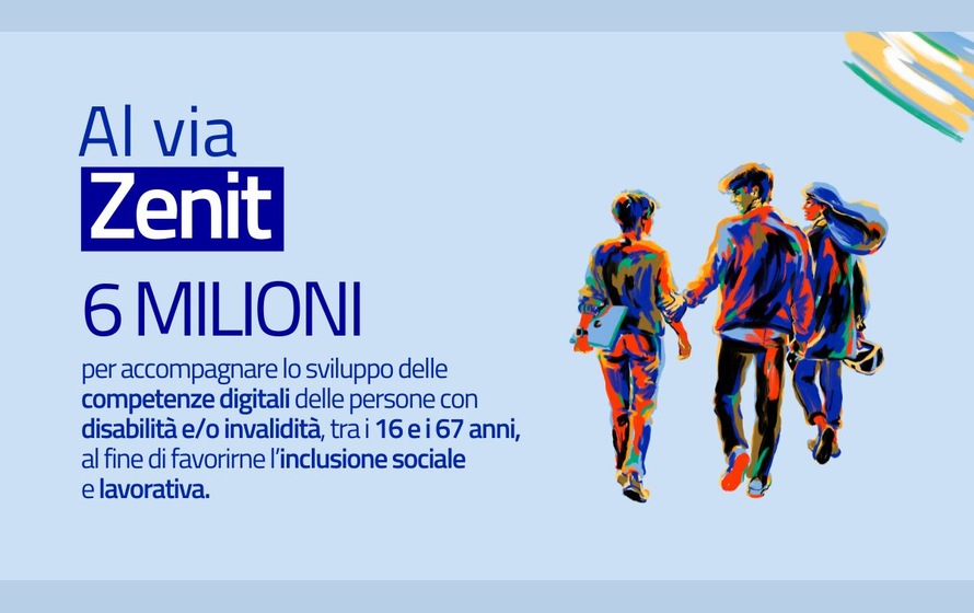 Fondo Repubblica Digitale, pubblicato il bando Zenit per l’autonomia e l’inclusione lavorativa