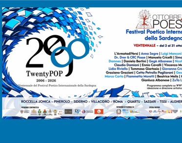 Ottobre in Poesia, il festival fa tappa in cinque comuni sardi tra letteratura, musica e teatro