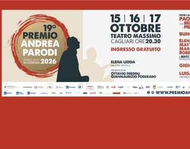 Premio Andrea Parodi, dal 15 al 17 ottobre a Cagliari la diciannovesima edizione